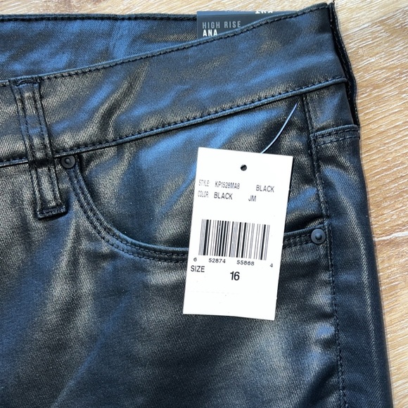 Kut from the Kloth Ana Coated High-Rise Flare NWT Size 16 - Picture 5 of 16